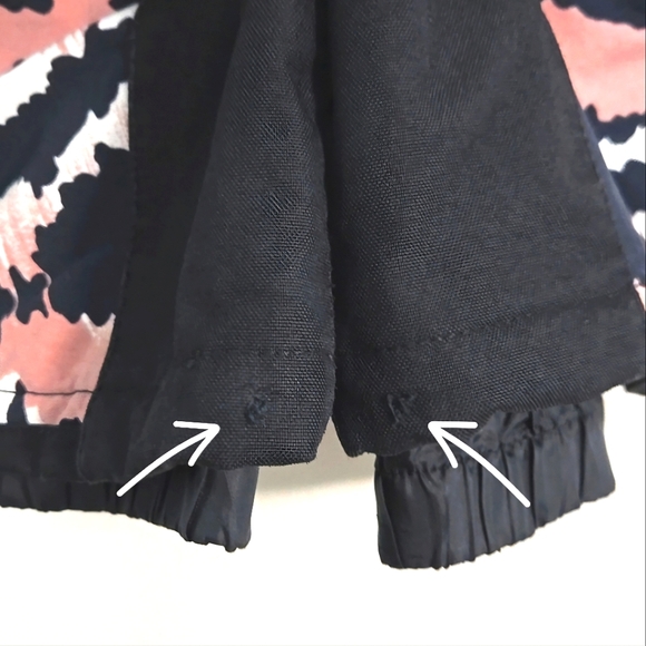 Molo Kids Pink/Black/Cream Animal Print Ski Pants, Size 122 EU (6-7 US) ~ VGUC - Picture 6 of 16